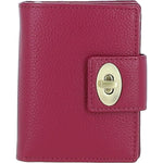 Elegant Ashwood Leather Purse Raspberry: Y-60