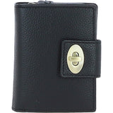 Elegant Ashwood Leather Purse Black: Y-60
