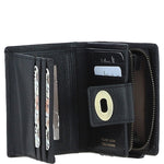 Elegant Ashwood Leather Purse Black: Y-60