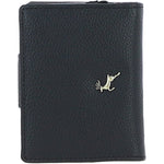 Elegant Ashwood Leather Purse Black: Y-60