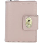 Elegant Ashwood Leather Purse Beige: Y-60