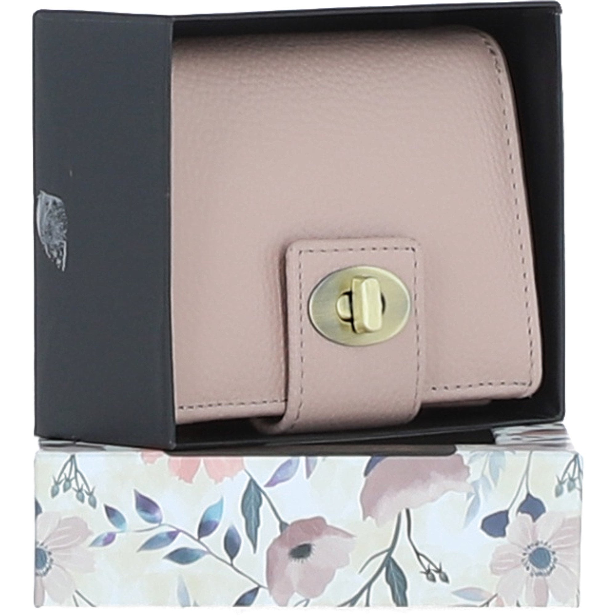 Elegant Ashwood Leather Purse Beige: Y-60