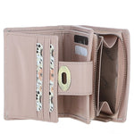 Elegant Ashwood Leather Purse Beige: Y-60