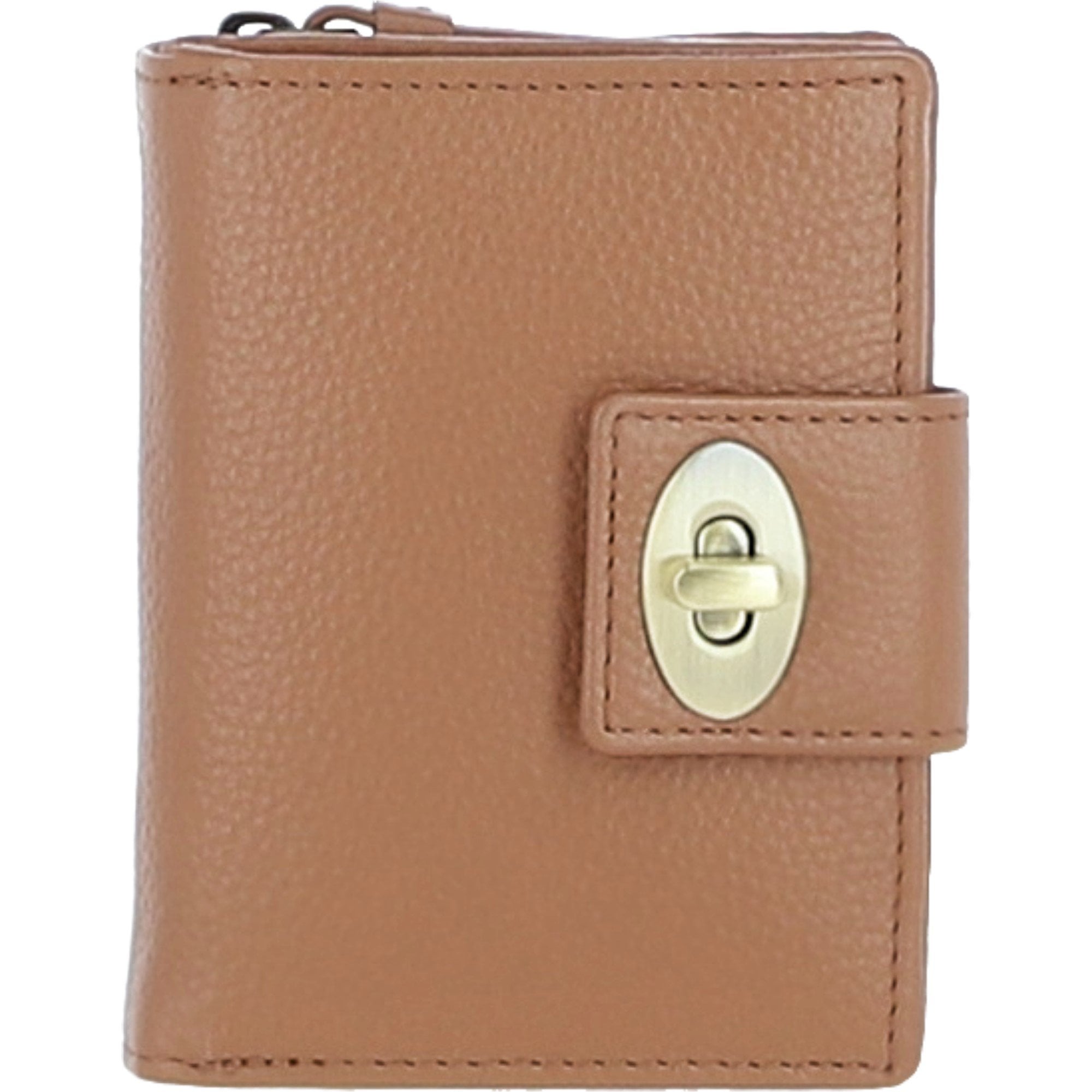 Elegant Ashwood Leather Purse Butterscotch: Y-60