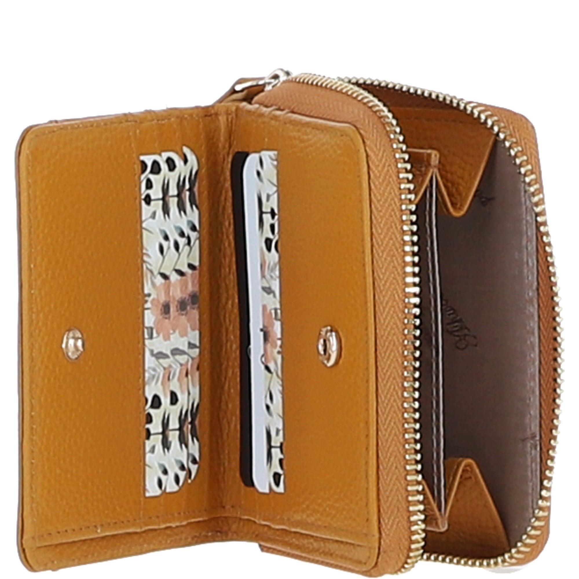 Ashwood Stylish Leather Purse Mustard: Y-50