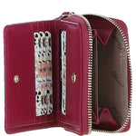 Ashwood Stylish Leather Purse Raspberry: Y-50