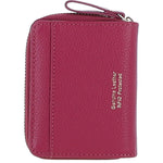 Ashwood Stylish Leather Purse Raspberry: Y-50
