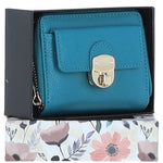 Ashwood Stylish Leather Purse Turquoise: Y-50