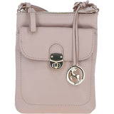 Ashwood Leather Crossbody Bag Beige: Y-51