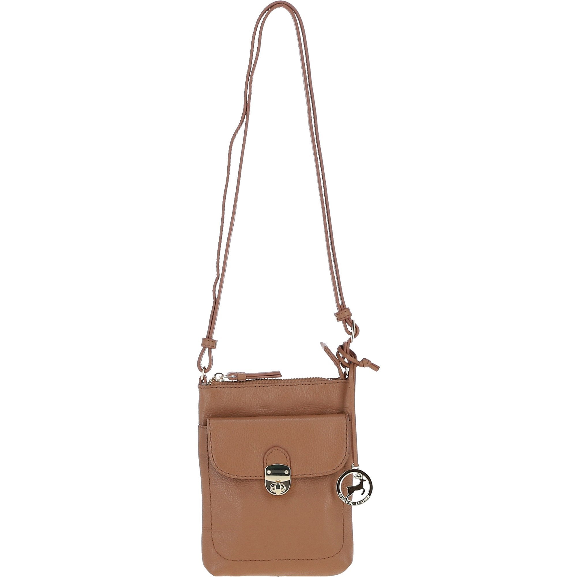Ashwood Leather Crossbody Bag Butterscotch: Y-51