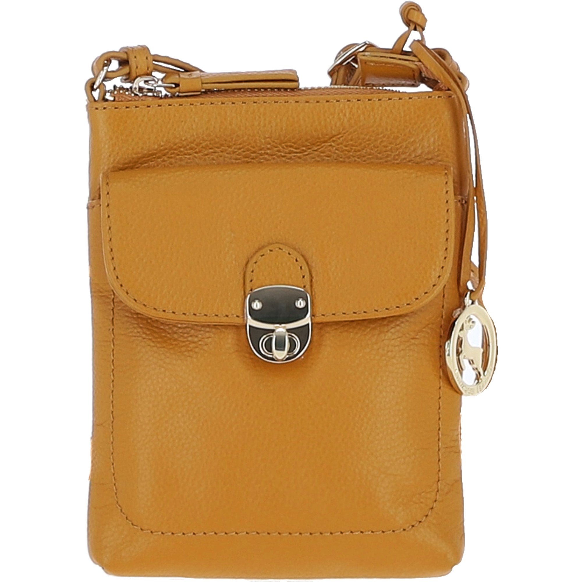 Ashwood Leather Crossbody Bag Mustard: Y-51