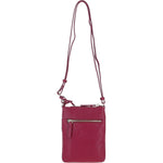 Ashwood Leather Crossbody Bag Raspberry: Y-51