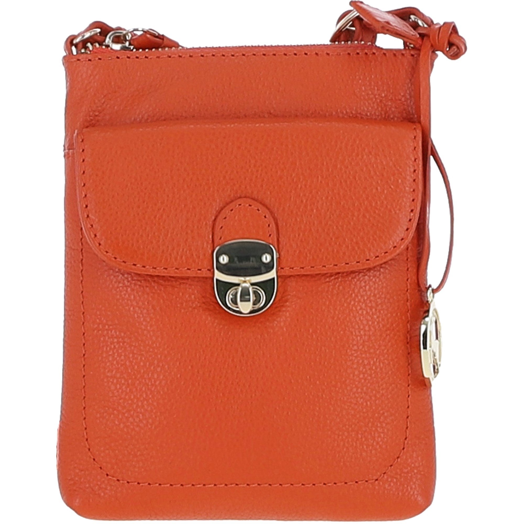 Ashwood Leather Crossbody Bag Orange: Y-51