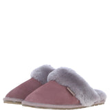 Women's Classic Suede Sheepskin Slippers Lilac: Pippa