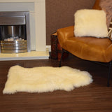 Ashwood Single Australian Sheepskin Rug Ivory