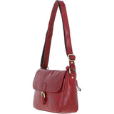 Vintage Leather Cross Body Shoulder Bag Red – G22