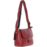 Vintage Leather Cross Body Shoulder Bag Red – G22