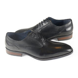 Azor Classic Leather Men's Oxford Shoe Black: LC RICARDO