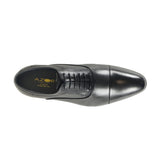 Azor Men's Leather Oxford Shoe Black: LC KENNINGTON