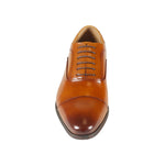 Azor Men's Leather Oxford Shoe Tan: LC KENNINGTON