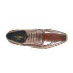 Azor Men's Leather Brogue Shoes Brown: LC ALASKA