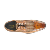 Azor Leather Men's Brogue Shoe Tan: LC CLINT