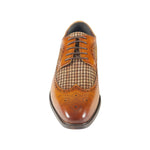 Azor Leather Men's Brogue Shoe Tan: LC CLINT