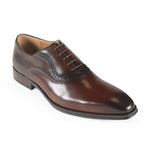 Azor Leather Men's Oxford Shoe Brown: LC GENEVA