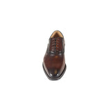 Azor Leather Men's Oxford Shoe Brown: LC GENEVA