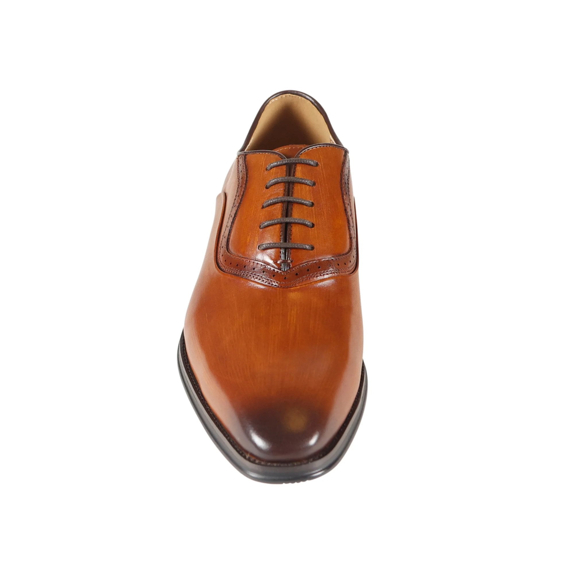 Azor Leather Men's Oxford Shoe Tan: LC GENEVA