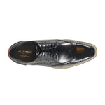 Azor Men's Classic Wingtip Shoe Black: LC VENEZIA