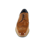 Azor Men's Classic Wingtip Shoe Tan: LC VENEZIA