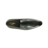 Azor Men's Leather Slip-on Shoe Black: LC MILAN