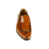 Azor Men's Leather Slip-on Shoe Tan: LC MILAN
