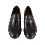 Azor Men's Tassel Loafer Shoe Black: LC PARMA