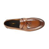 Azor Men's Tassel Loafer Shoe Tan: LC PARMA