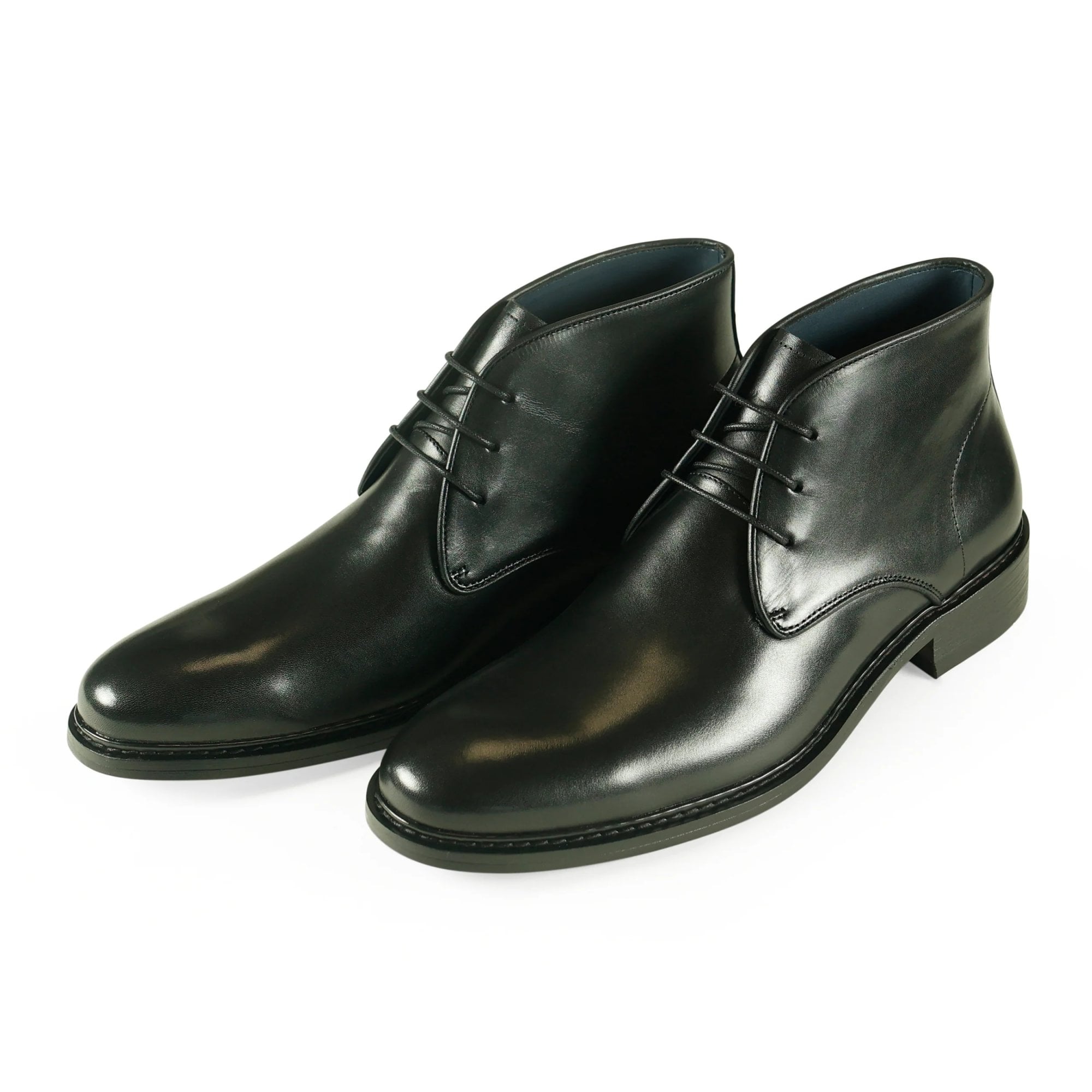 Azor Men's Leather Chukka Boot Black: LC CRETE