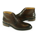 Azor Men's Leather Chukka Boot Brown: LC CRETE