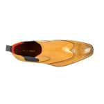 Azor Men's Wingtip Leather Boot Tan: LC HUDSON