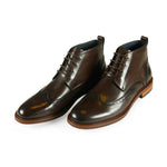 Azor Men's Leather Ankle Boot Brown: LC RIMINI