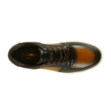 Azor Men's Leather Low-top Trainer Tan: LC NIKO