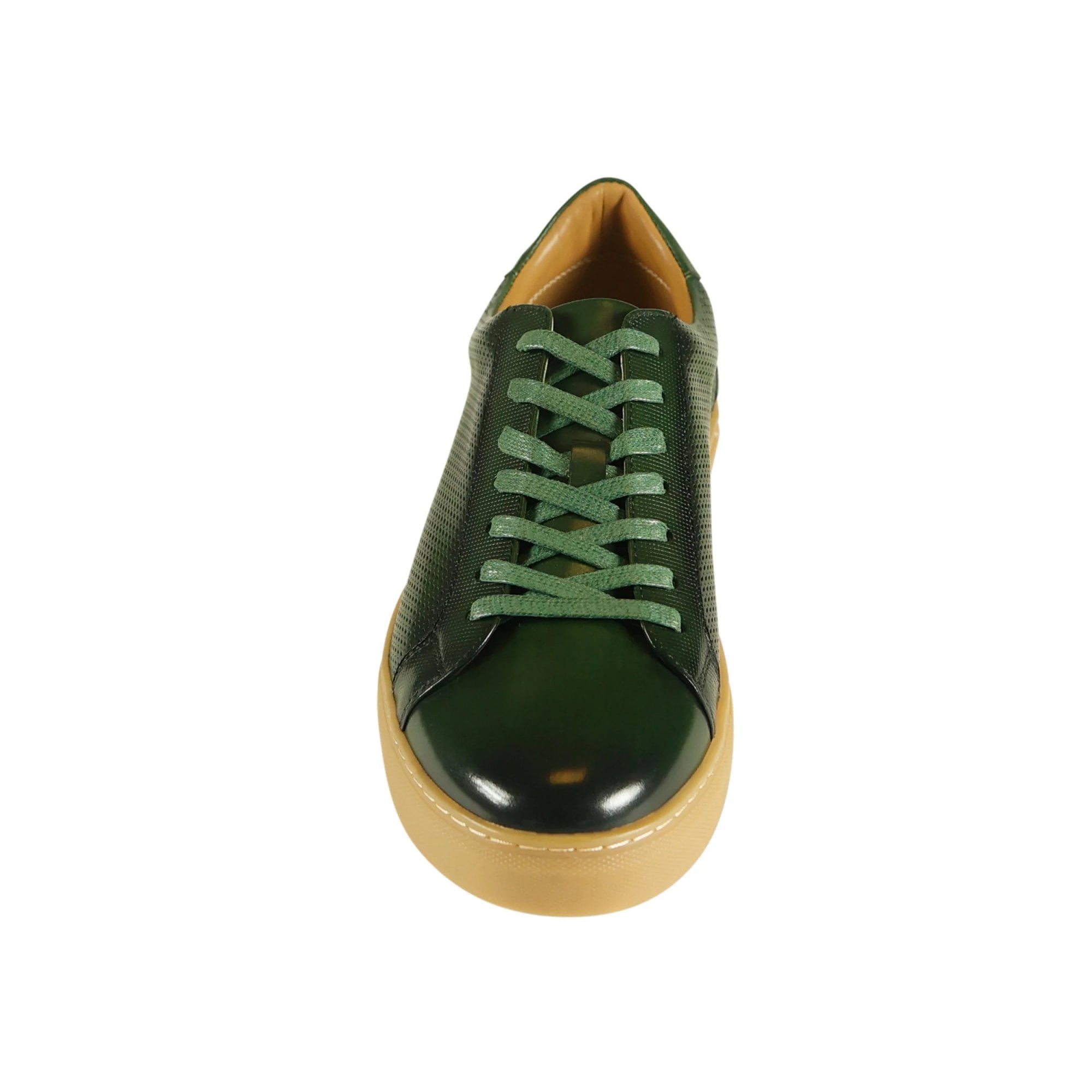 Azor Men's Perforated Low-top Trainer Green: LC PHOENIX