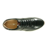 Azor Men's Premium Leather Trainer Black: LC CALABRIA