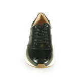 Azor Men's Premium Leather Trainer Black: LC CALABRIA
