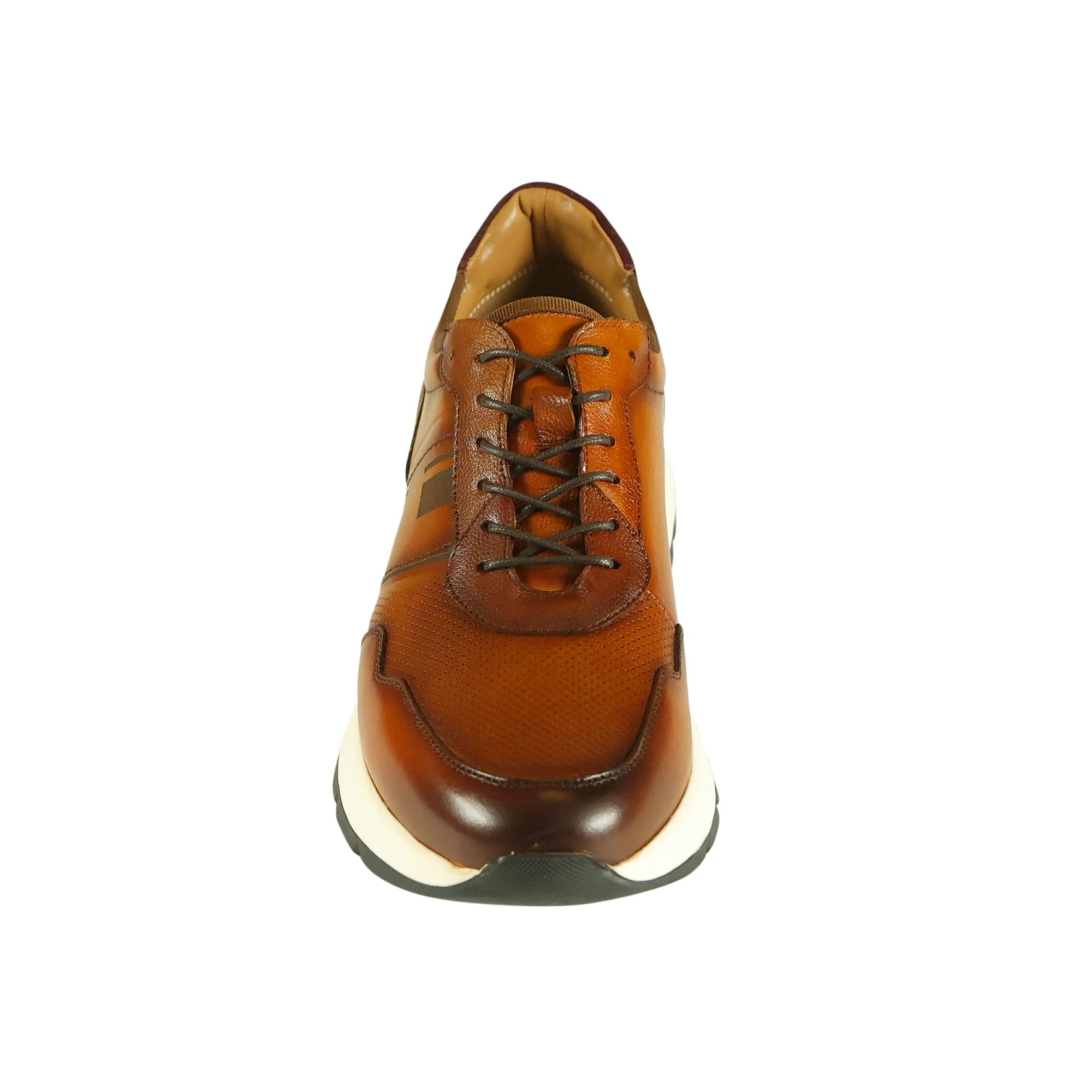 Azor Men's Luxe Trainer Tan: LC PAOLO
