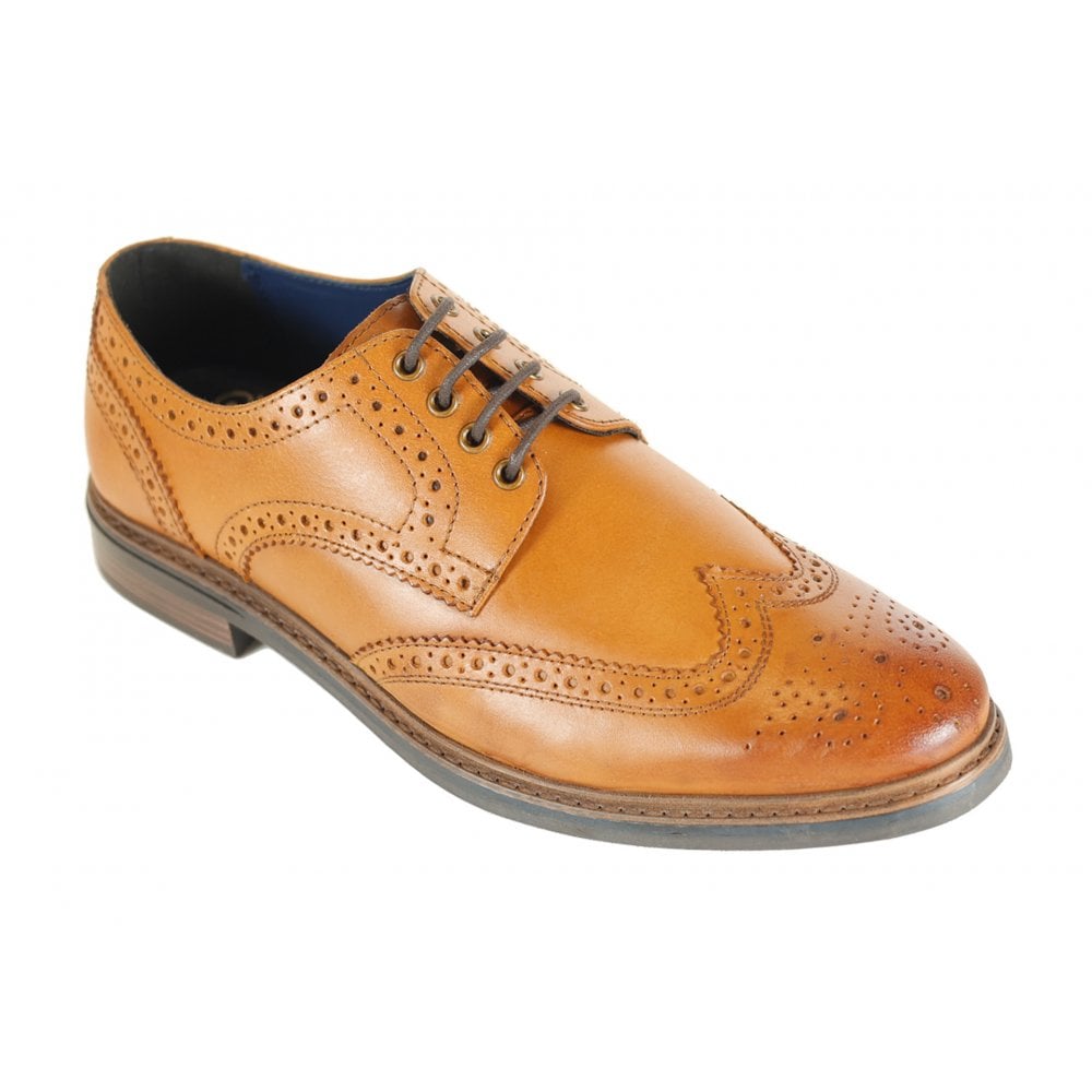Front Men's Timeless Derby Shoe Tan: Morrison