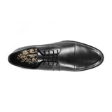 Front Classic Men's Derby Shoe Black: Mario