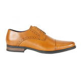Front Classic Men's Derby Shoe Tan: Mario
