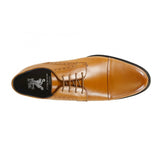 Front Classic Men's Derby Shoe Tan: Mario