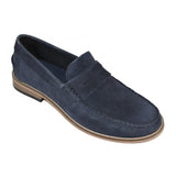Front Men's Penny Loafer Navy: LC JONES